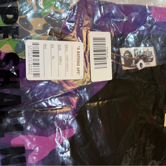 A Bathing Ape Purple Camo Jacket- Brand New! Multiple sizes - Picture 5 of 13